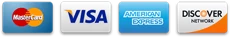 Accepted payment cards
